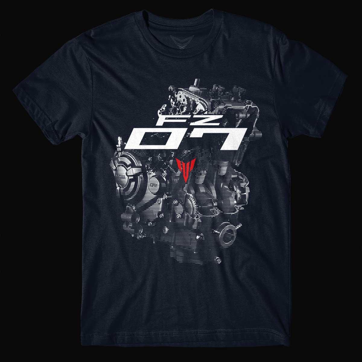 Yamaha FZ-07 Engine T-Shirt | Ridezza
