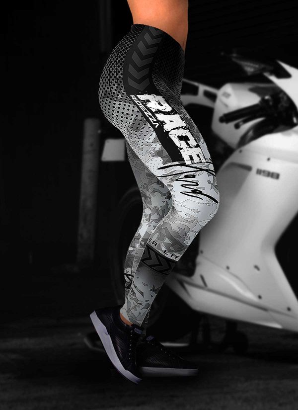 Exclusive Full Printed Motorcycle Leggings Ridezza