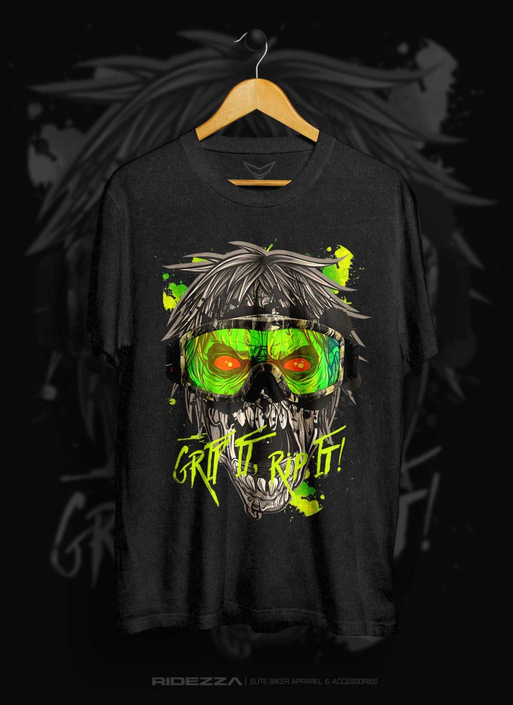 Dirtbike Lunatic Great View T-Shirt